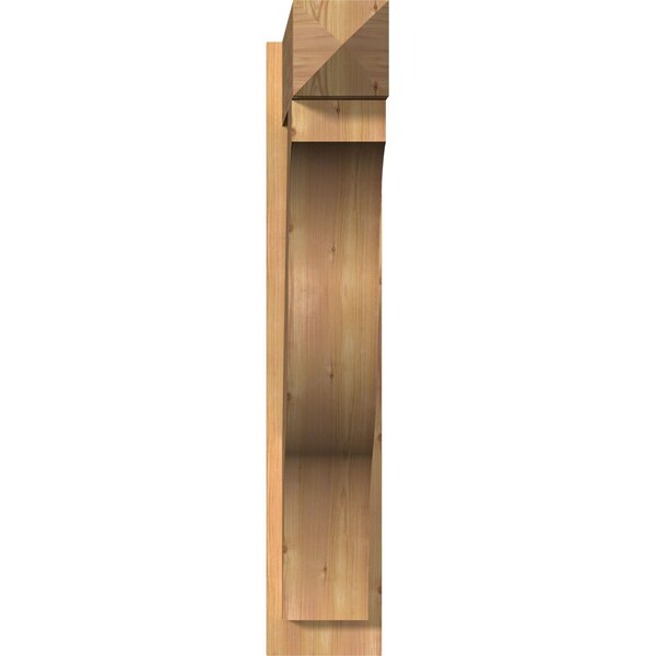 Funston Arts & Crafts Smooth Outlooker, Western Red Cedar, 7 1/2W X 34D X 40H